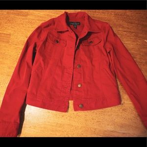 NWOT red Ralph Lauren denim jacket